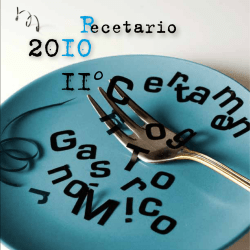 Recetario XI Ceratmen gastron&oacute;mico