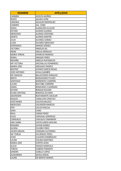 NOMBRE APELLIDOS - jornadasinfantil.es