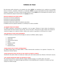 FORMAS DE PAGO - Amena Express