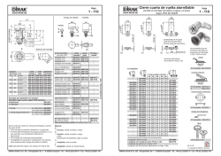 Cierre cuarto de vuelta atornillable 1 - 110 1