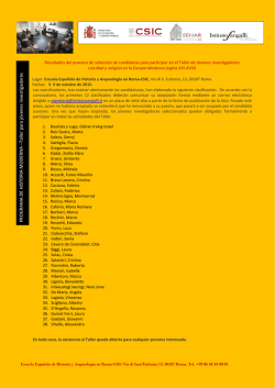 P ROG RAMA D E H ISTORIA M O D ERN A