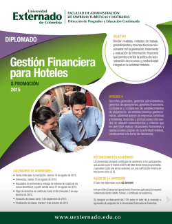 Gesti&oacute;n Financiera para Hoteles