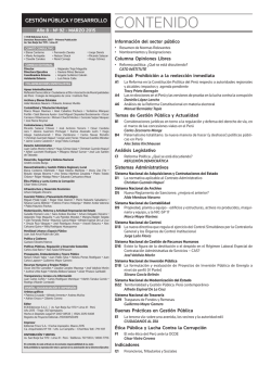 1-2 Contenido Marzo 2015.indd - Gesti&oacute;n Publica y Desarrollo
