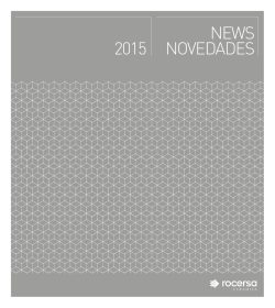 cat&aacute;logo de novedades 2015