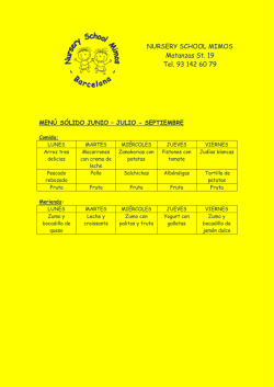 PDF men&uacute; 2 - Nursery School Mimos