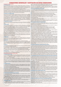 Condiciones Generales Travel.land