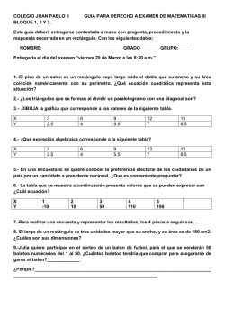 COLEGIO JUAN PABLO II GUIA PARA DERECHO A EXAMEN DE