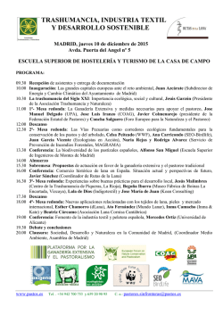 programa definitivo - Asociaci&oacute;n Trashumancia y Naturaleza