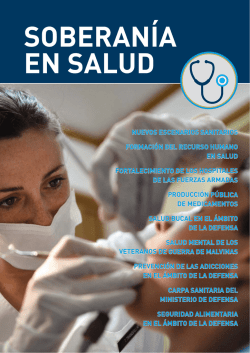 SOBERAN&Iacute;A EN SALUD - Ministerio de Defensa