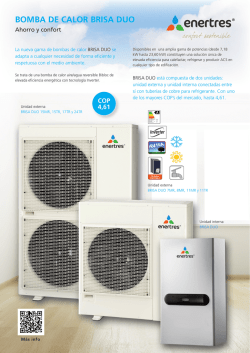 BOMBA DE CALOR BRISA DUO