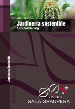 Jardiner&iacute;a sostenible