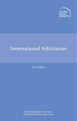 International Arbitration