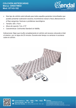 COLCHON ANTIESCARAS