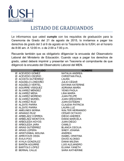 Clic aqu&iacute; para ver el listado de graduandos