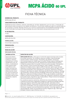 MCPA &Aacute;CIDO 60 UPL
