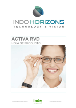 ACTIVA RVD - indo horizons