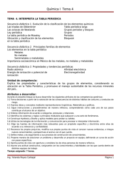 secuencia 4explica la tabla periodica