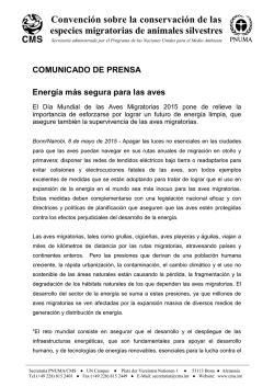 Convenci&oacute;n sobre la conservaci&oacute;n de las especies migratorias de
