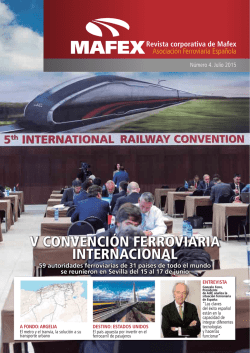 V CONVENCI&Oacute;N FERROVIARIA INTERNACIONAL
