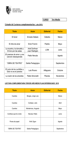 Descargar Libros de Lectura 2015