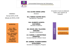 Curso Opci&oacute;n a Tesis 2015 - Facultad de Enfermer&iacute;a y Nutriolog&iacute;a