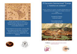 Programa del encuentro en pdf - Vicerrectorado de Investigaci&oacute;n