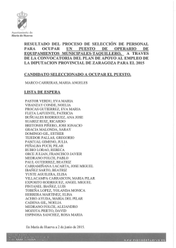 02/06/15 resultado del proceso &middot; taquillero