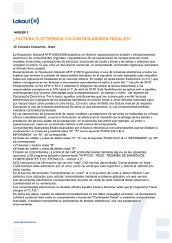 &iquest;factura electr&oacute;nica y/o controladores fiscales?