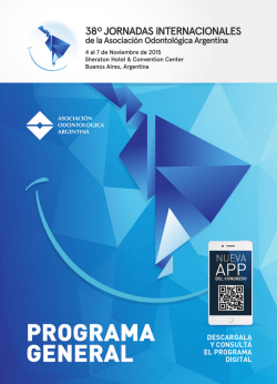programa general - Asociaci&oacute;n Odontol&oacute;gica Argentina