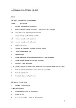 Evoluci&oacute;n de la vivienda romana figuras