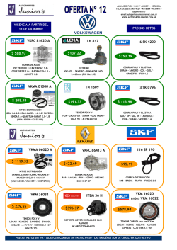 REVISTA N&ordm;12 - Autopartes Juniors AJ