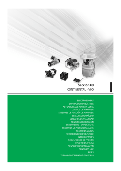 Secci&oacute;n 08 CONTINENTAL - VDO