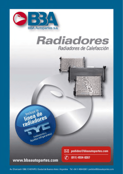 N&ordm; BBA - BBA Autopartes