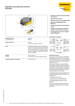 dispositivo de pruebas para sensores