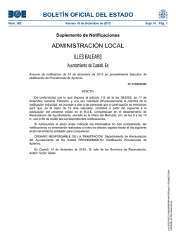 Anuncio de notificaci&oacute;n BOE-N-2015