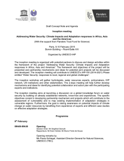 Draft Concept Note and Agenda rev 160115