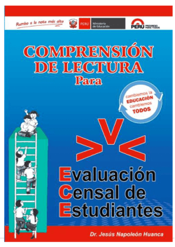 COMPRENSI&Oacute;N DE LECTURA