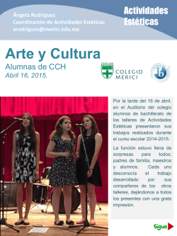 Est&eacute;ticas - colegio merici