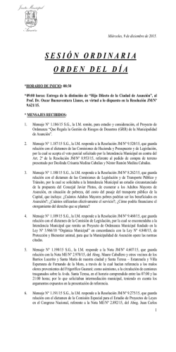 09 de Diciembre 2015 - Junta Municipal de Asunci&oacute;n