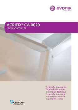 ACRIFIX&reg; CA 0020
