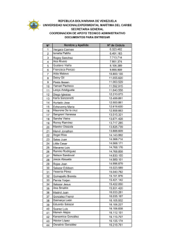 listas de documentos 2008-2010 - Universidad Mar&iacute;tima del Caribe