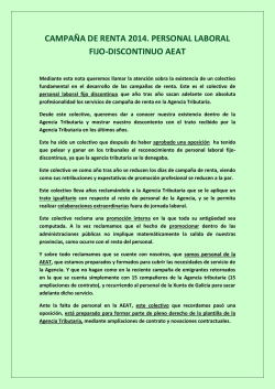 campa&ntilde;a de renta 2014. personal laboral fijo