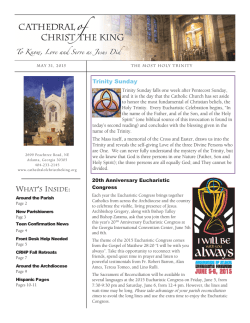 Bulletin - Cathedral of Christ the King