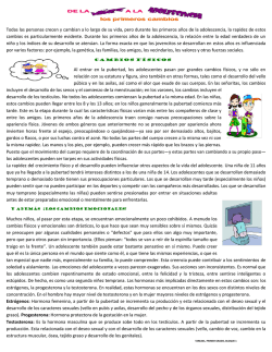 Todas las personas crecen y cambian a lo largo