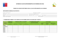 Formato de Acreditaci&oacute;n T&eacute;rmica para la Calificaci&oacute;n Energ&eacute;tica de
