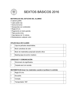 6&ordm; b&aacute;sico 2016 - Instituto Ingl&eacute;s