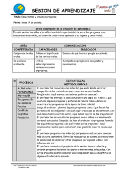 Escuchamos y creamos pregones