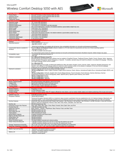 Wireless Comfort Desktop 5050 with AES