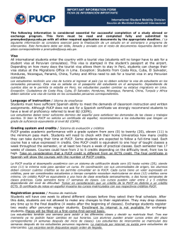 Visa All international students enter the country with a tourist visa