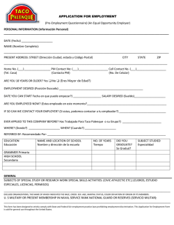 descargar solicitud de trabajo